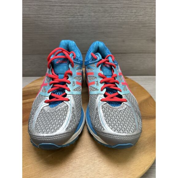 Asics GEL Cumulus 17 Aqua Blue Silver Running Shoes Women US 8 T5D8N - Picture 4 of 8